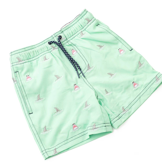 Swim Trunks, H2O & Shark