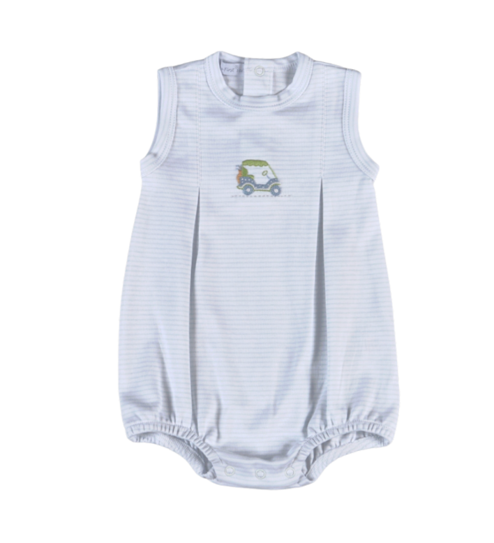 Hand Embroidered Sleeveless Bubble, Golf