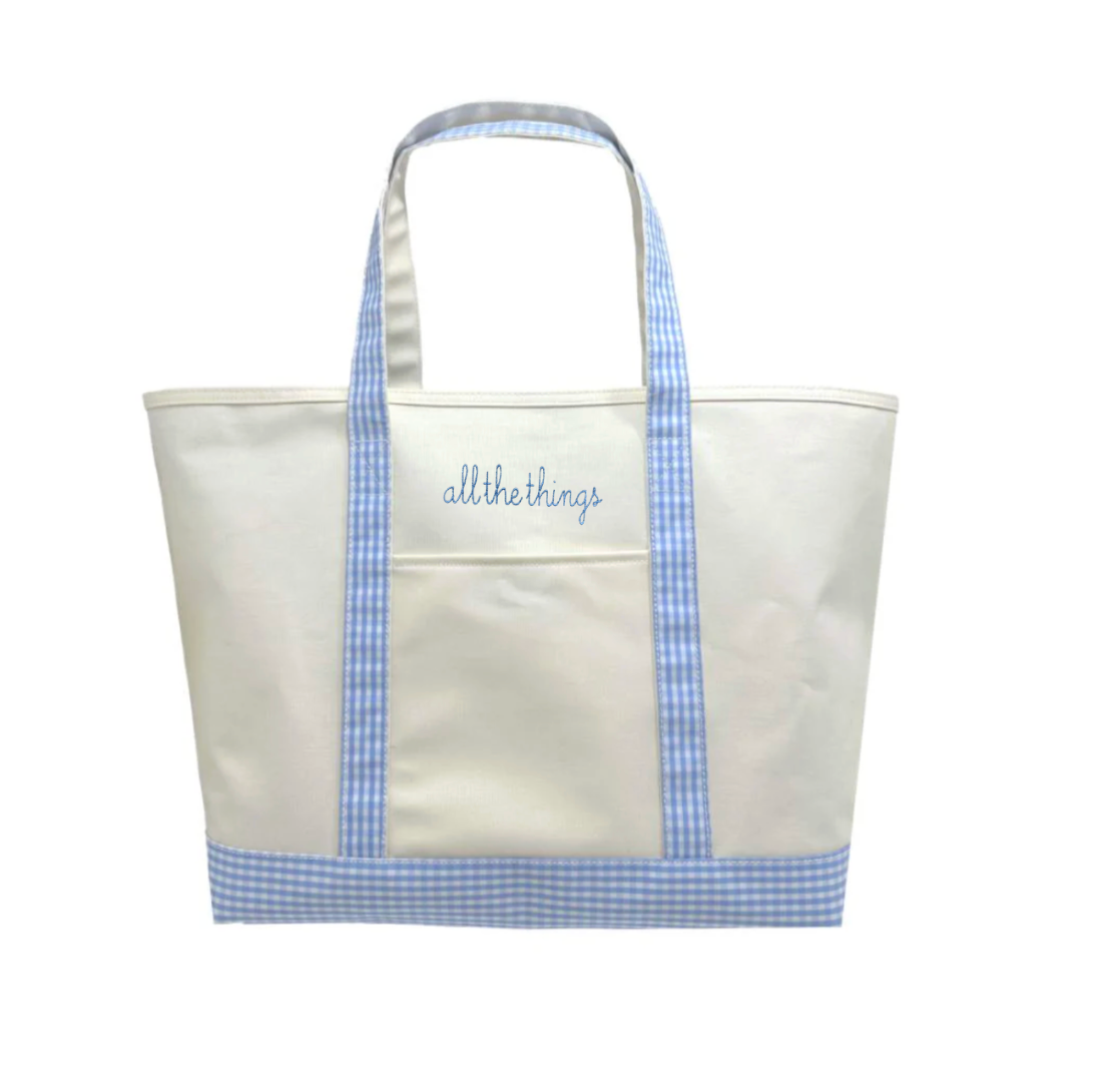 Maxi Tote Gingham Sky, All the Things