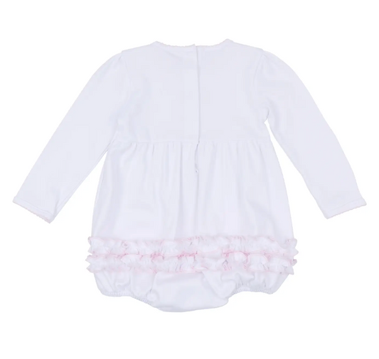 Juliette's Classics Scattered Long Sleeve Ruffle Bubble