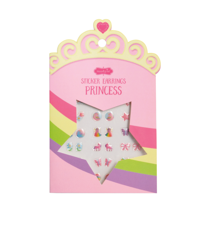 Princess Sticker Earrings