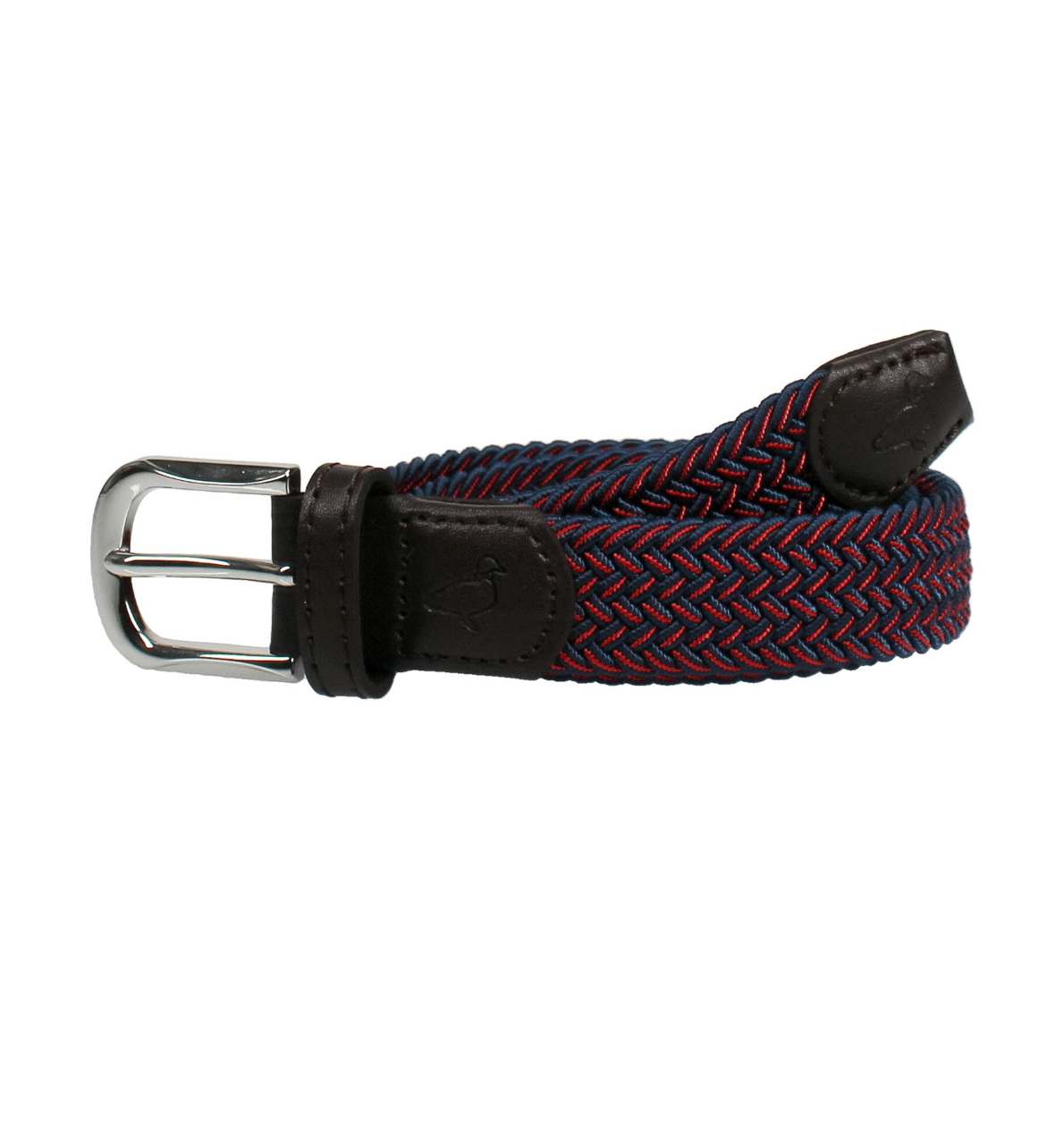 Stretch Belt, Navy and Red
