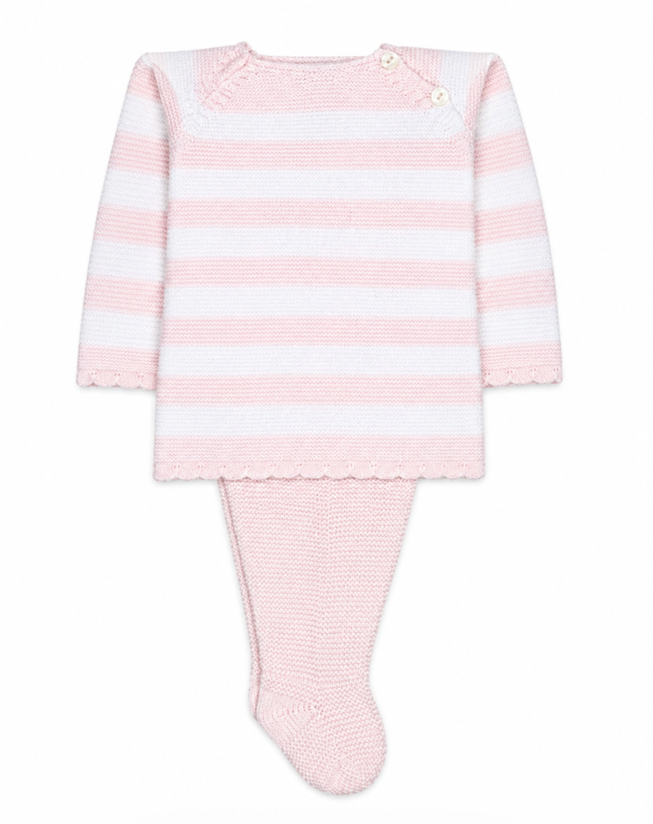 Striped Footed Set