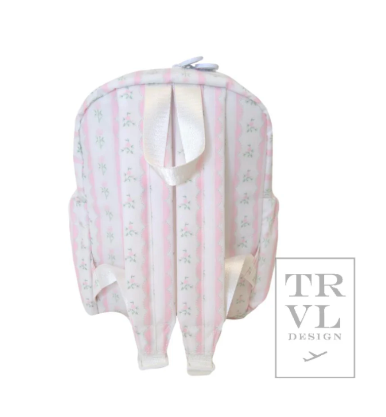 Mini Backer, Ribbon Floral Pink
