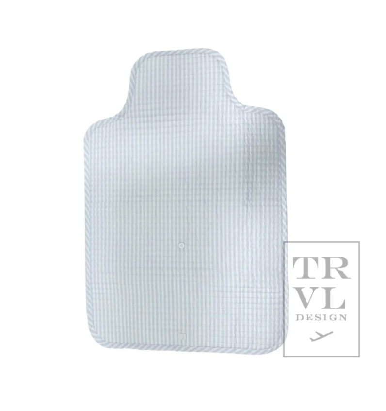 Quilted Changing Mat, Pimlico Blue Stripe
