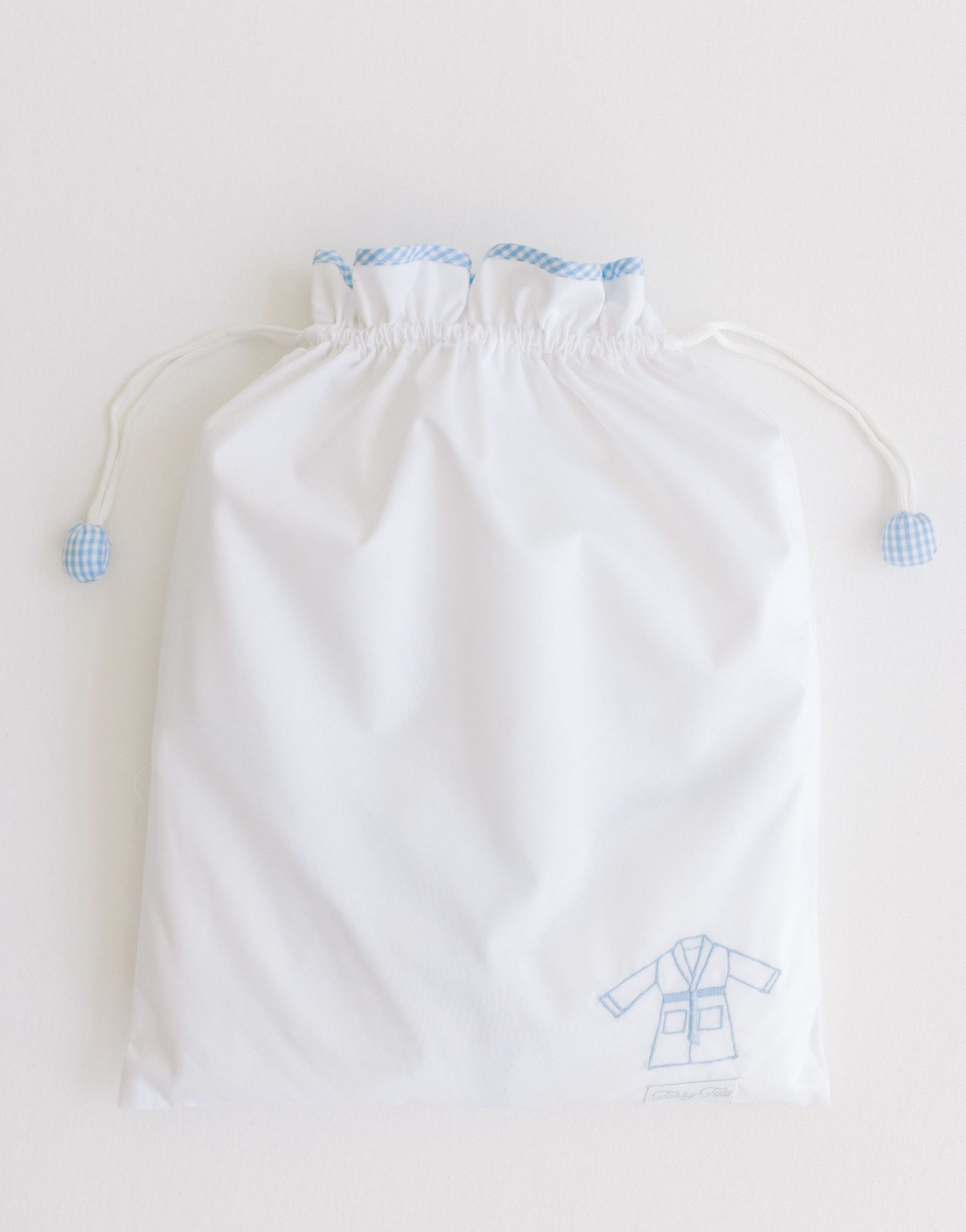 Bath Robe, Blue Gingham