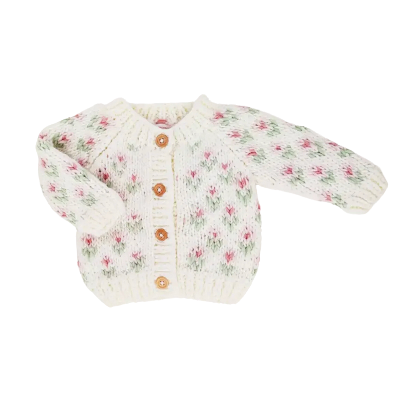 Bitty Blooms Cardigan Sweater