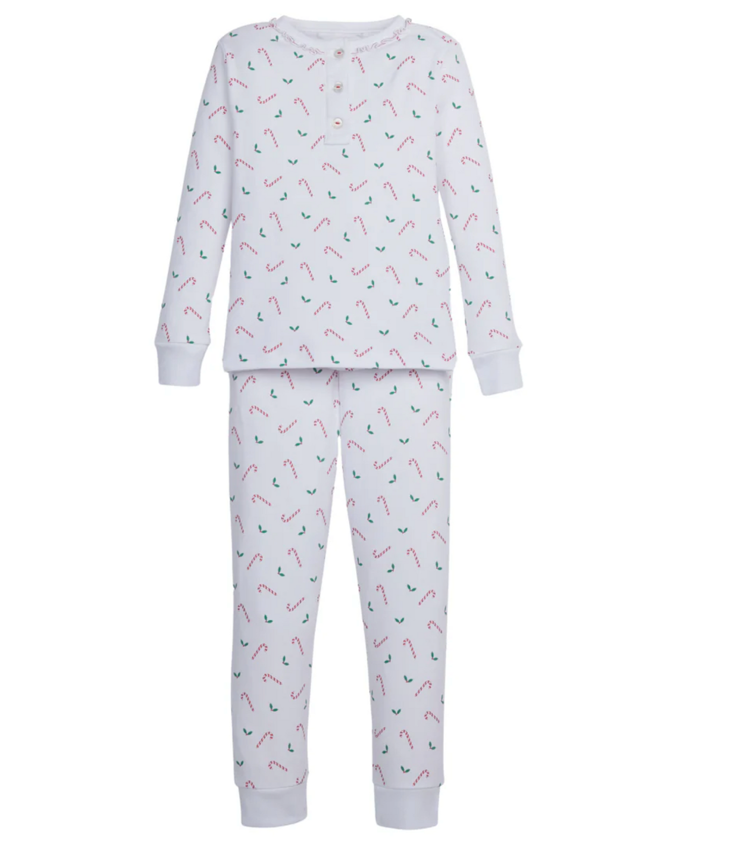 Girl's Candy Cane Lane Printed Jammies