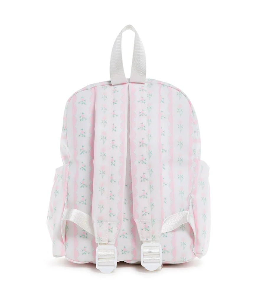 Mini Backer, Ribbon Floral Pink