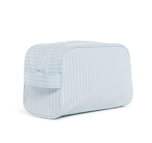 Stowaway Toiletry Bag, Pimlico Stripe Blue