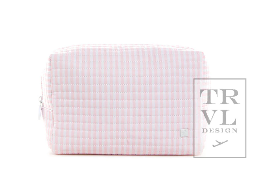 Quilted Everyday Bag, Pimlico Pink Stripe