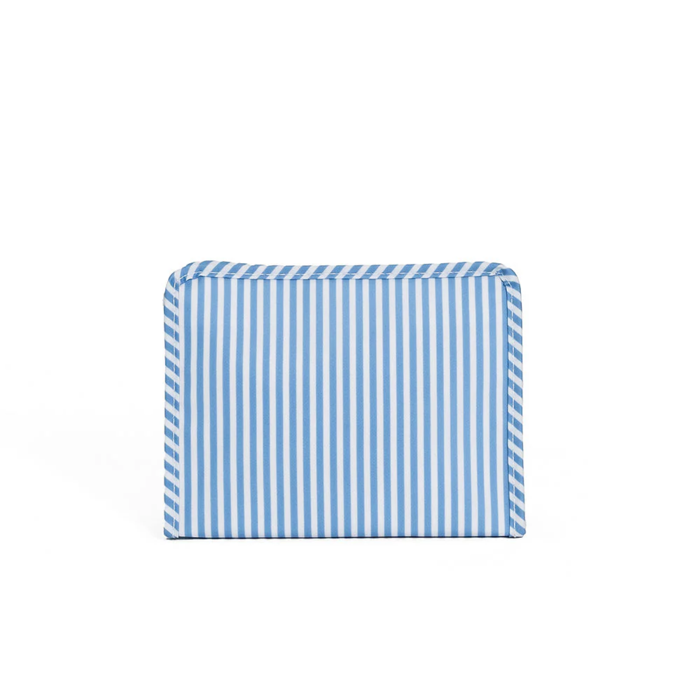 Medium Roadie Zip Pouch, Chambray Pimlico Stripe