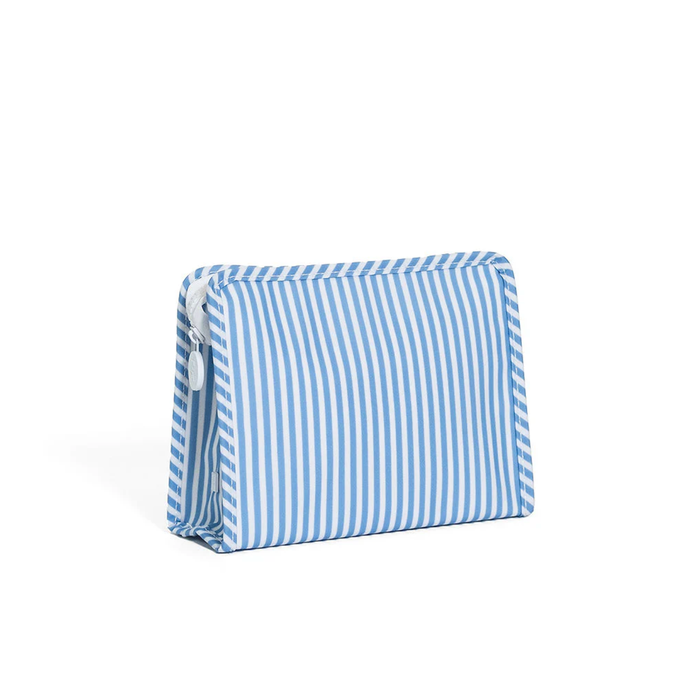 Medium Roadie Zip Pouch, Chambray Pimlico Stripe