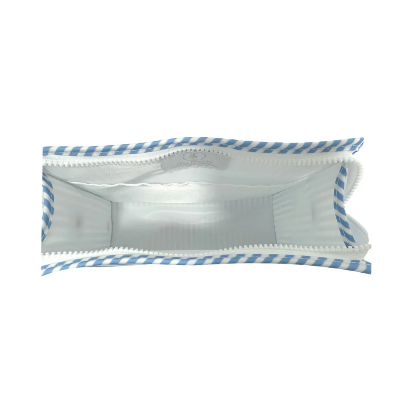 Medium Roadie Zip Pouch, Chambray Pimlico Stripe