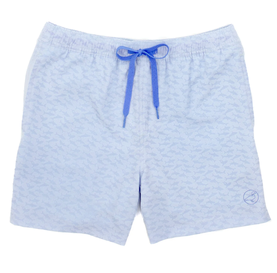 Boys Splash Swim Trunk, Shark Attack (Pattern Changes when Wet)