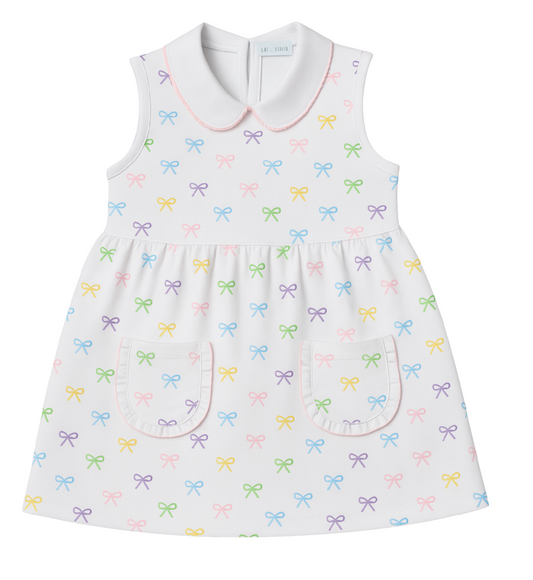 Susie Dress, Printed Bows