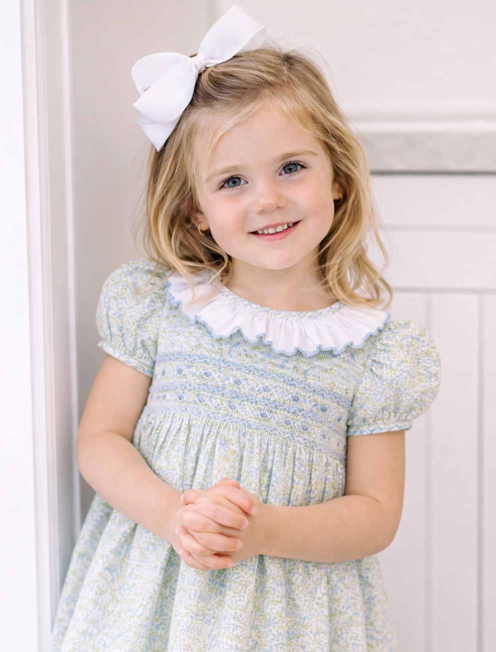 Arabella Floral Smocked Dress