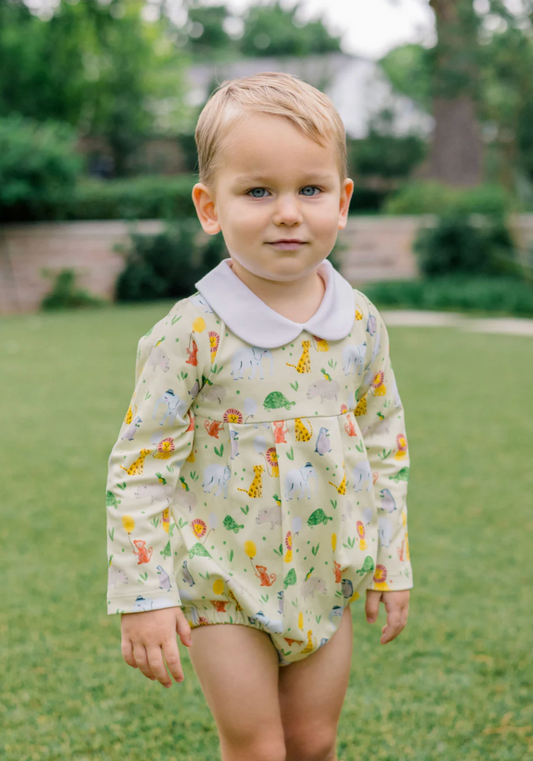 Long Sleeve Boy Bubble, Zookeeper