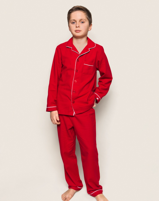 Red Flannel Pajama Set