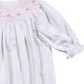 Pink Tiny Dots Smocked Bishop Gown