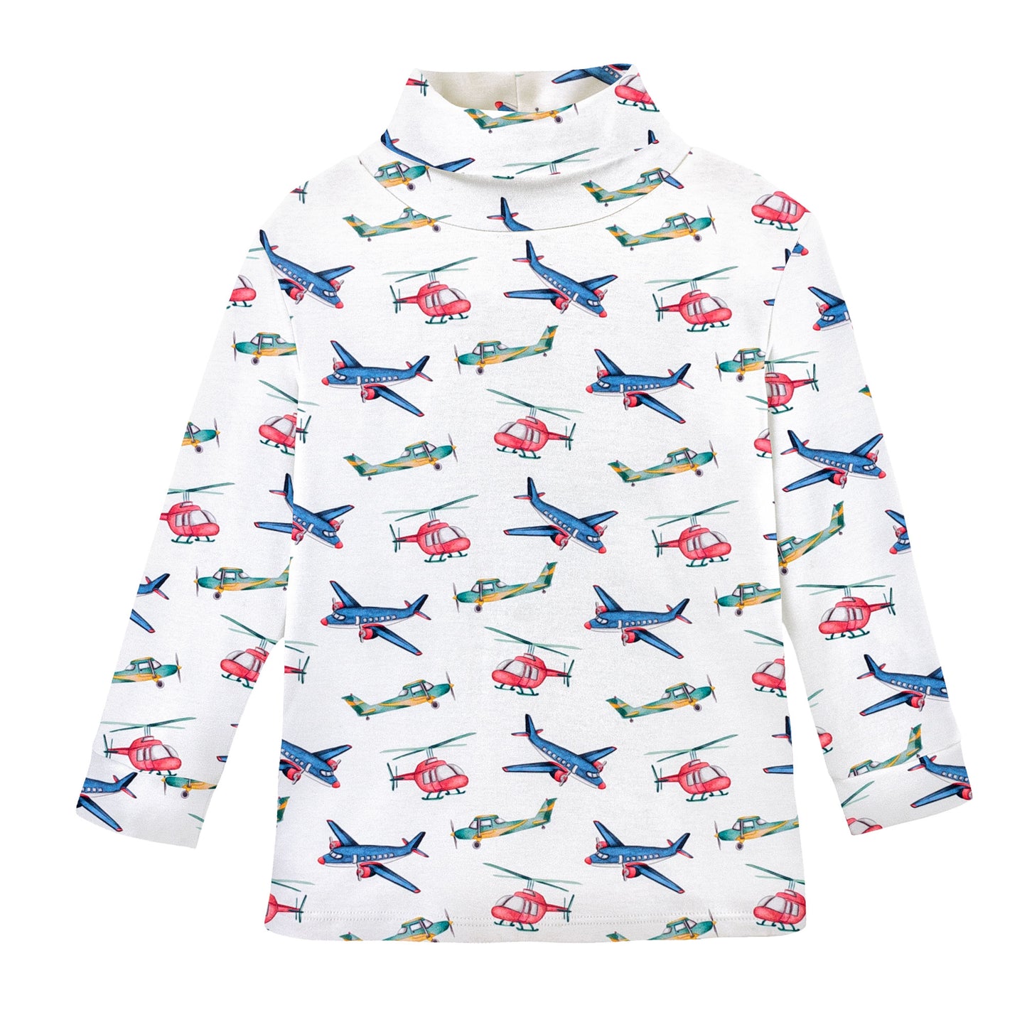 Printed Turtleneck, Aircraft