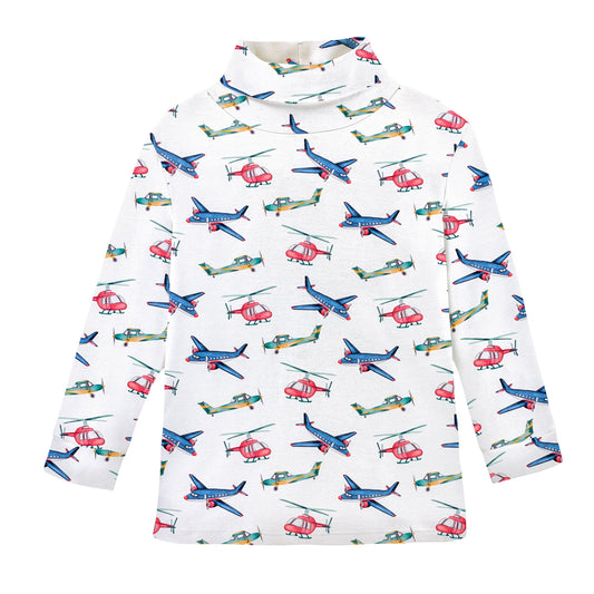 Printed Turtleneck, Aircraft