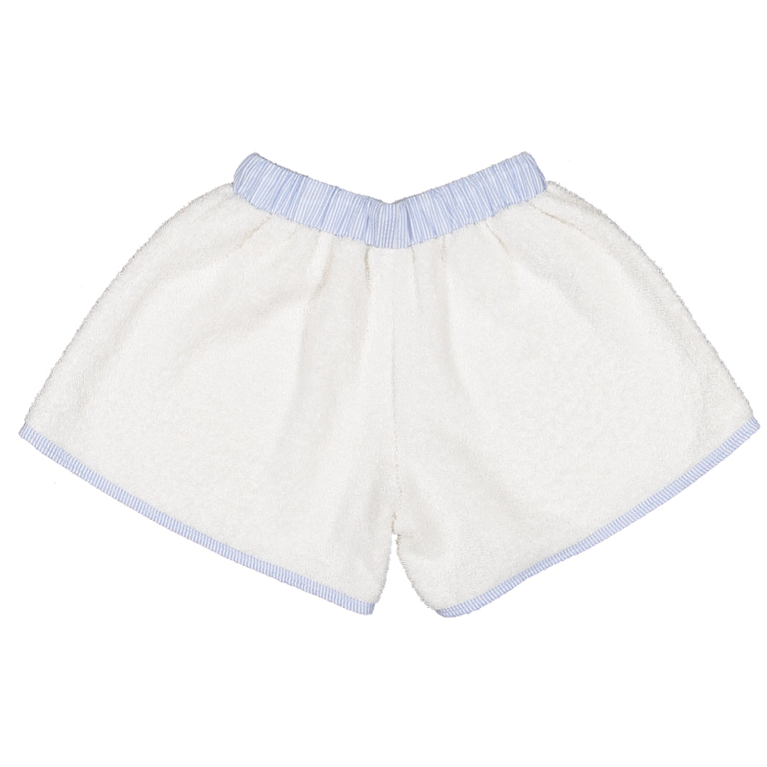 Terry Basics Blue Stripes Girl Shorts