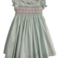 Tulip Mint Smocked Short Sleeve Dress