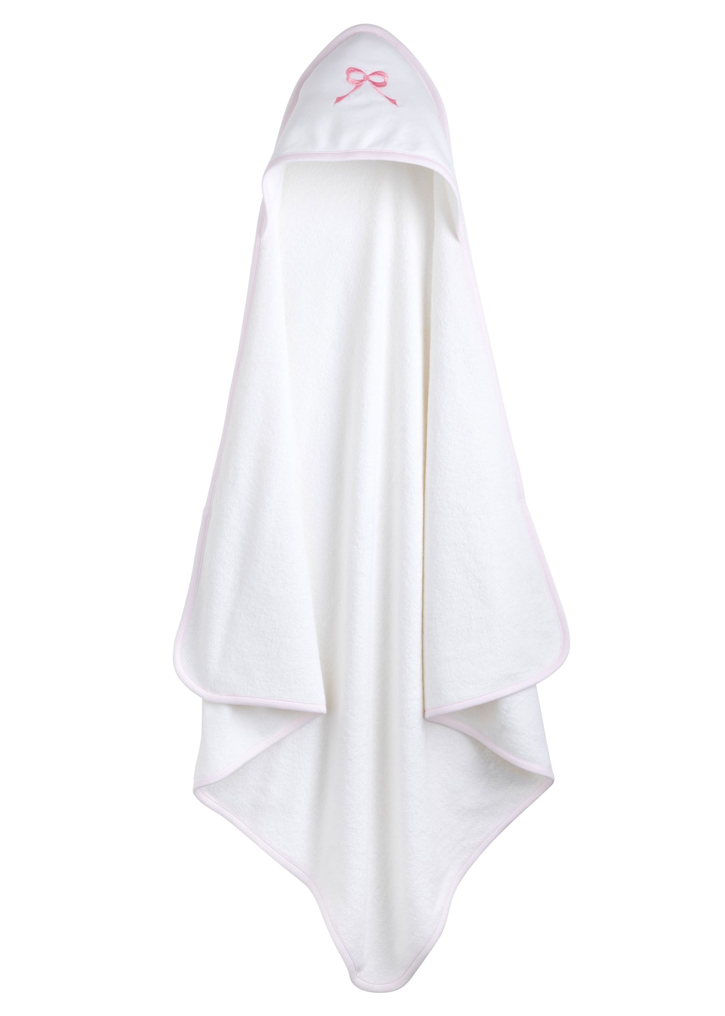 Hooded Towel, Pink Bow