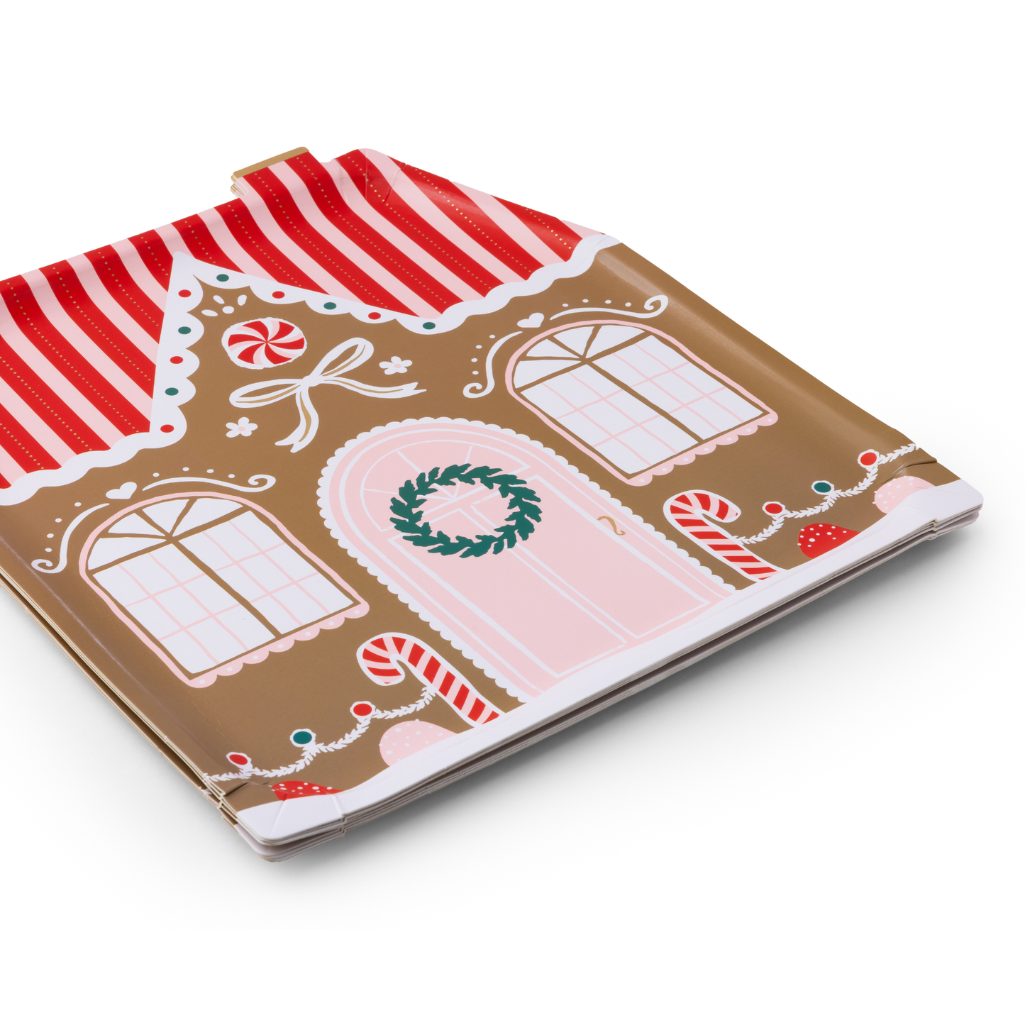 Sweet Gingerbread House Plates