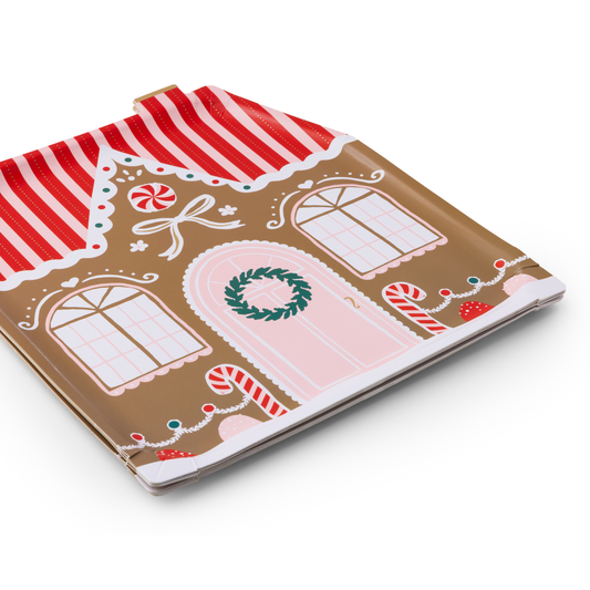 Sweet Gingerbread House Plates