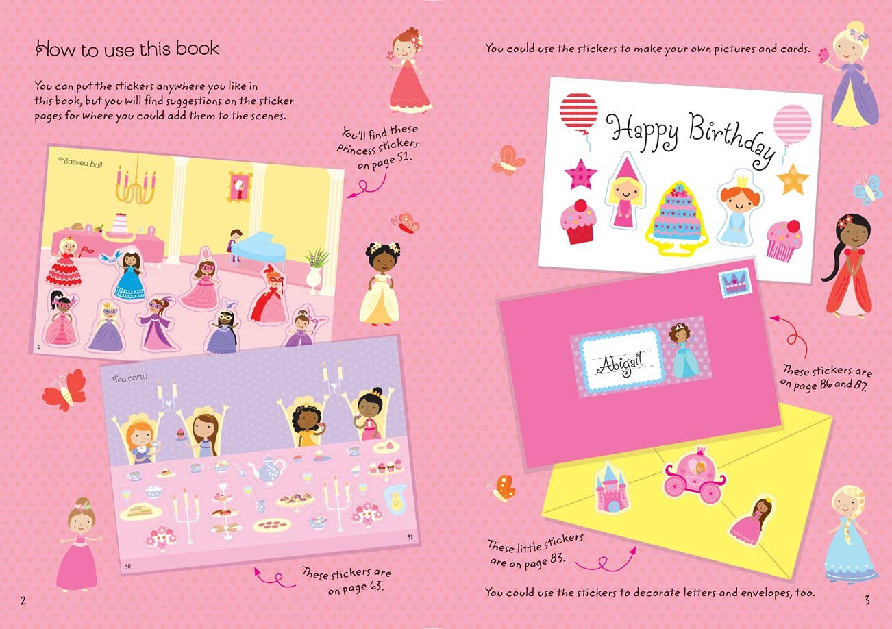 1000 Princess Stickers