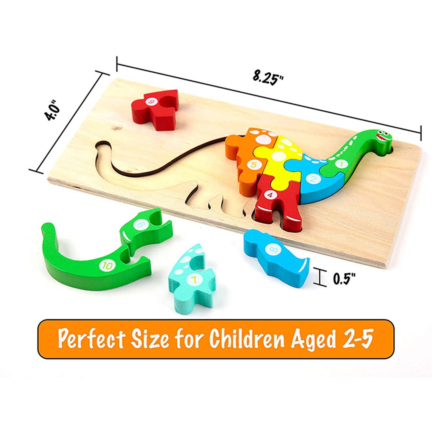 Montessori & Educational Wooden Puzzle Toy- Assorted