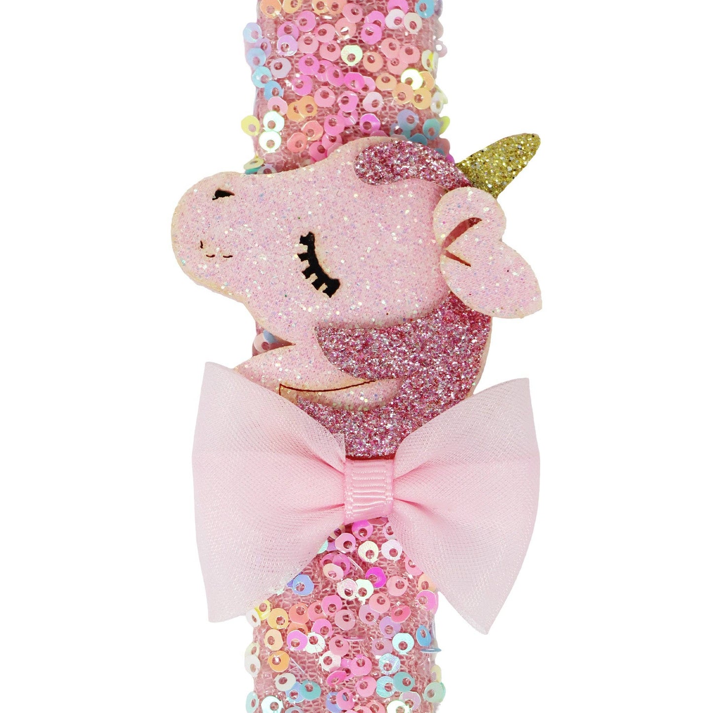 Unicorn Sequin Slap Bracelet