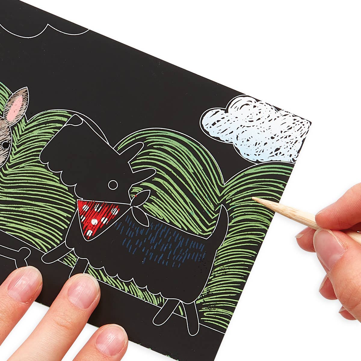 Mini Scratch & Scribble Art Kit, Playful Pups