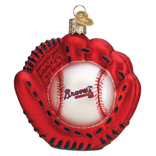 Ornament, Atlanta Braves Baseball Mitt