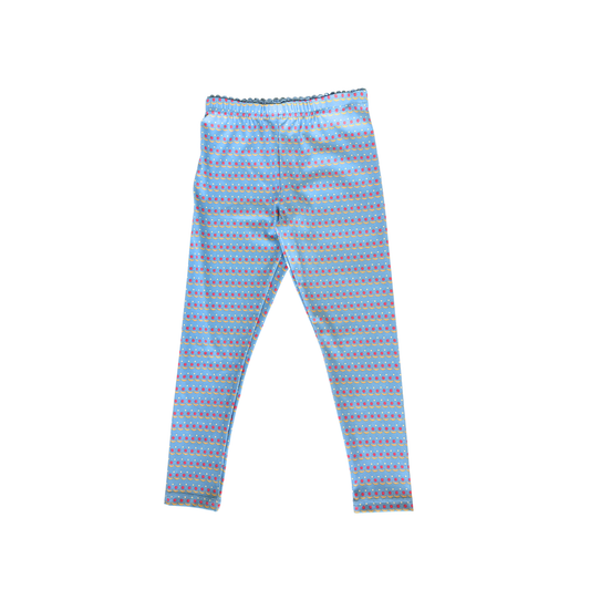 Nylon Leggings in Apples & Bananas