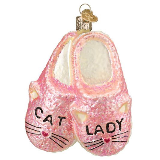 Ornament, Cat Lady Slippers