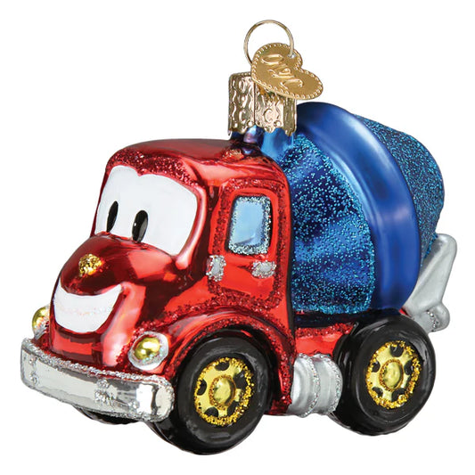 Ornament, Cheerful Cement Truck