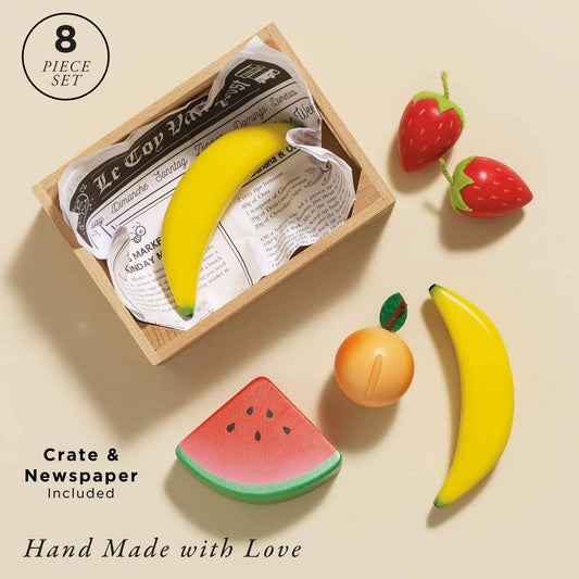 Smoothie Fruit Wooden Market Crate