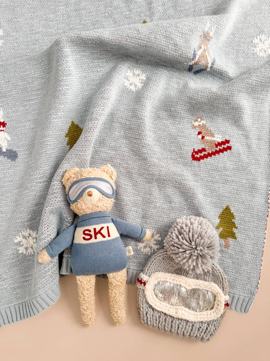 Hit the Slopes Ski Blanket