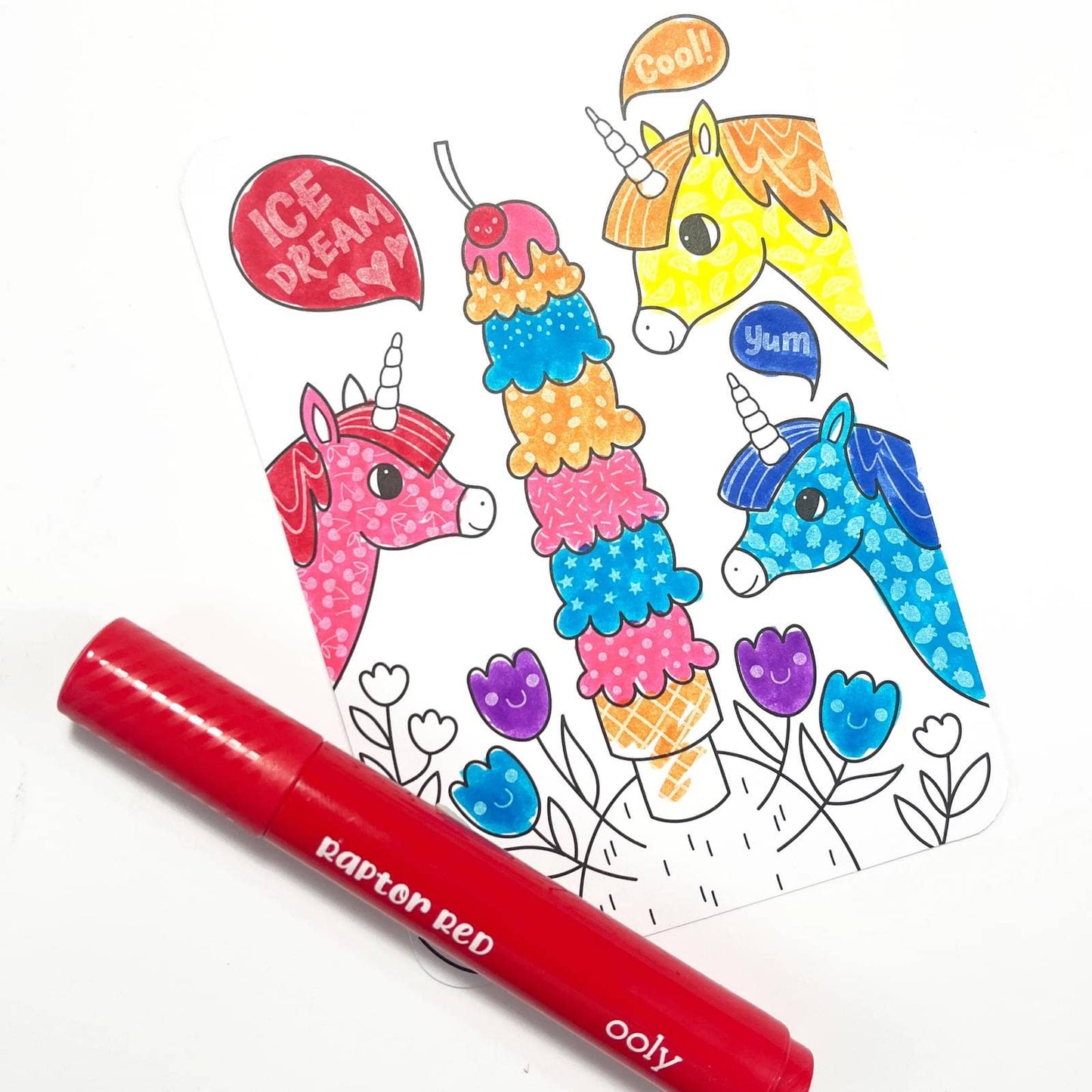 Undercover Art Hidden Patterns Coloring, Unicorn Friends