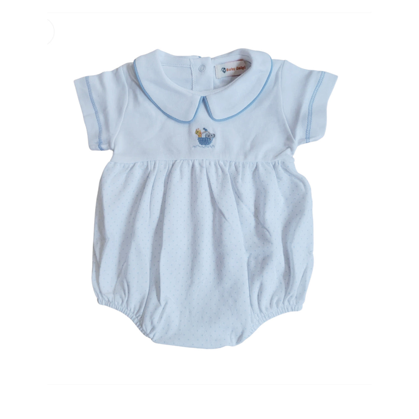 Noah's Ark Blue Dot Collared Bubble