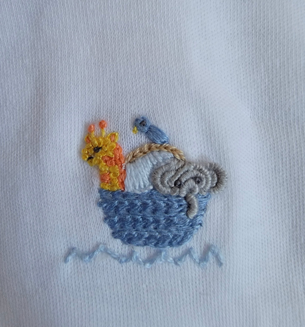 Noah's Ark Blue Dot Collared Bubble
