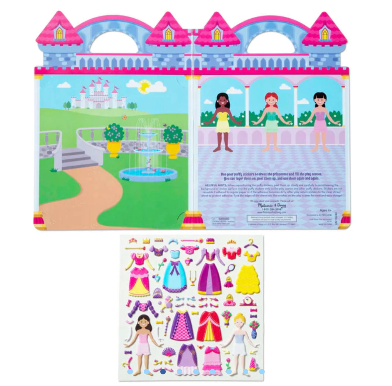 Puffy Stickers Play Set: Princess