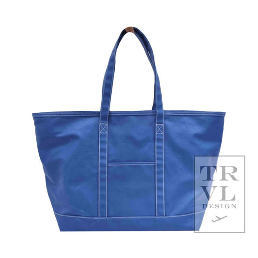 Maxi Tote, Coated Canvas Large Blue Bell