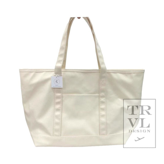 Maxi Tote, Coated Canvas Large Natural