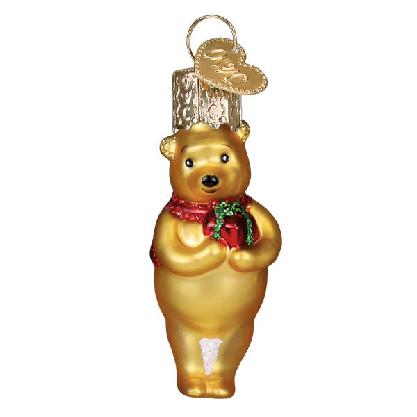 Ornament, Mini Winnie With Gift