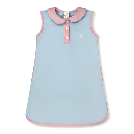 Presley Dress - Cotton Candy Blue Athleisure, Cotton Candy Pink, Petal Purple