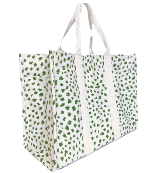 Spot On! Large Tote, Spot Green
